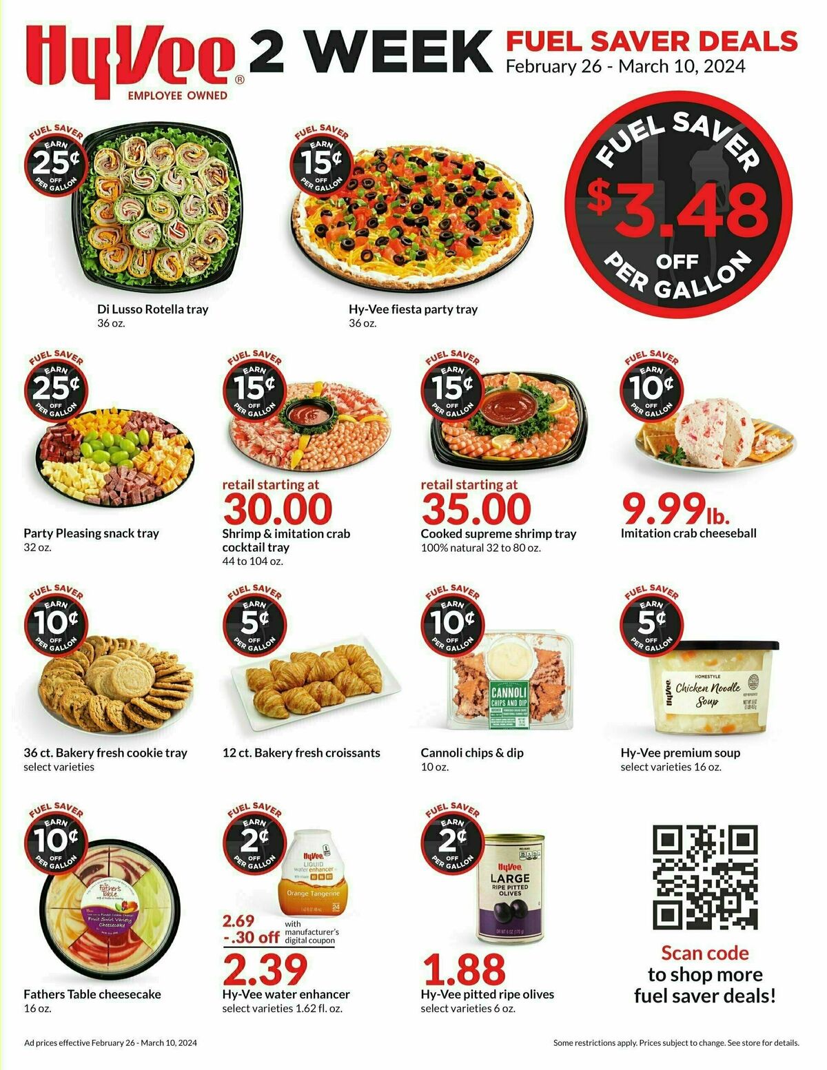 Hy-Vee 2 Week Fuel Saver Deals Weekly Ad from February 26