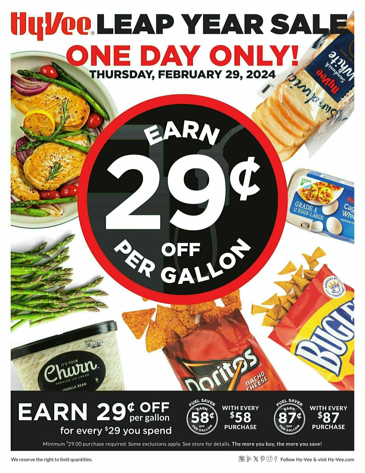 Hy-Vee 1 Day Sale Weekly Ad from February 29