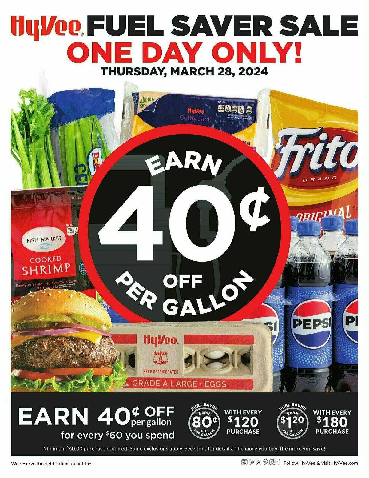 Hy-Vee 1 Day Sale Weekly Ad from March 28