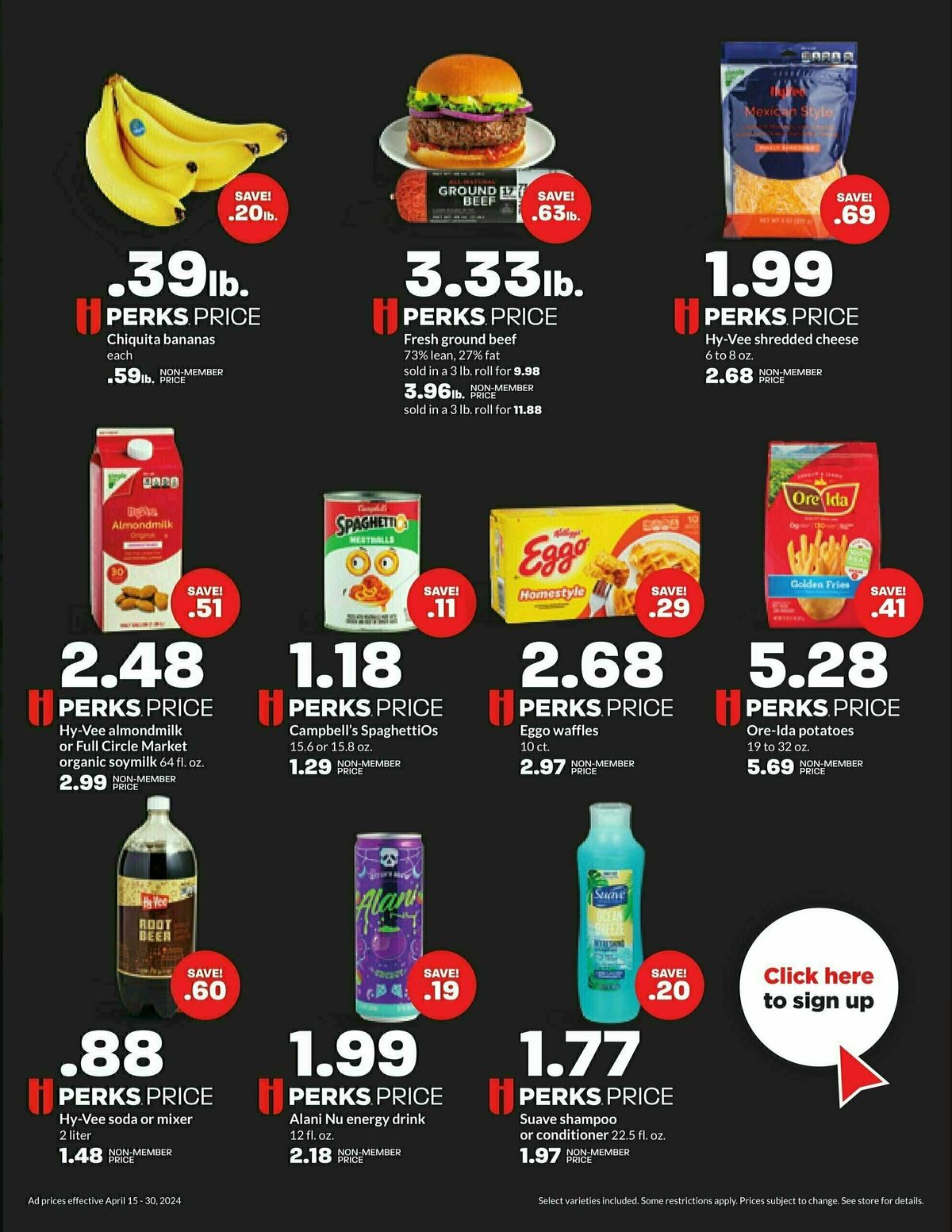 Hy-Vee Weekly Ad from April 15