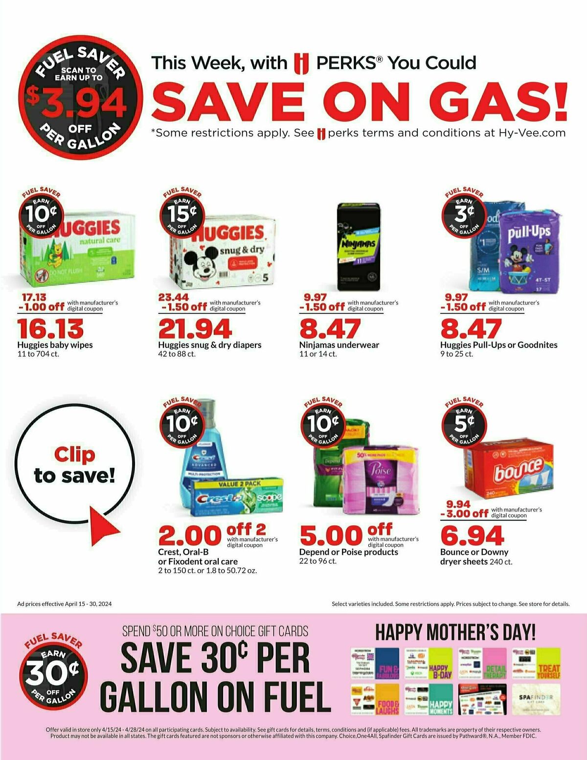 Hy-Vee Weekly Ad from April 15
