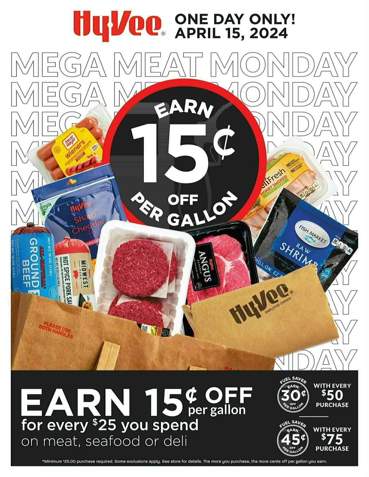 Hy-Vee 1 Day Only! Weekly Ad from April 15