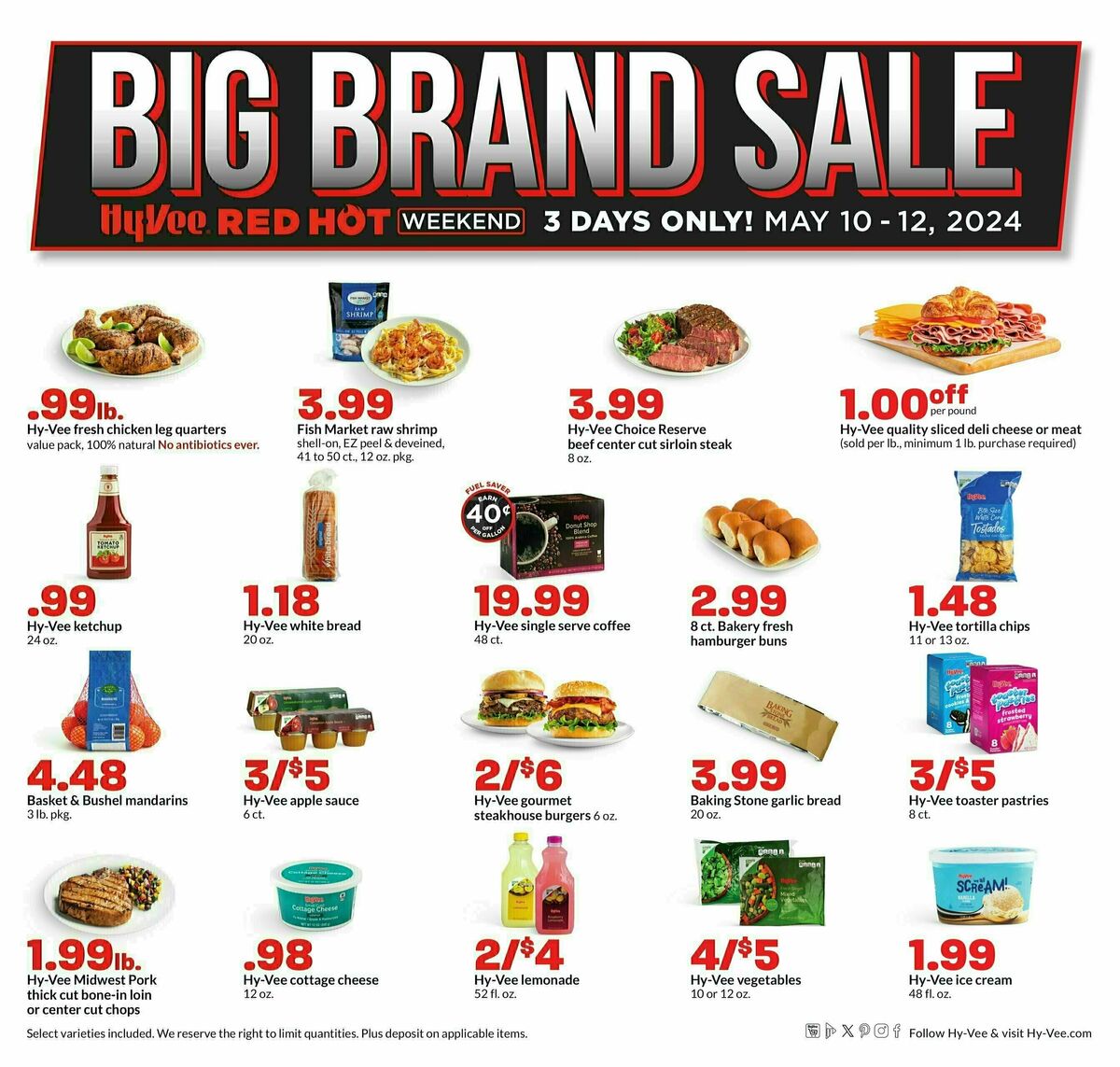 Hy-Vee Big Brand Weekly Ad from May 10