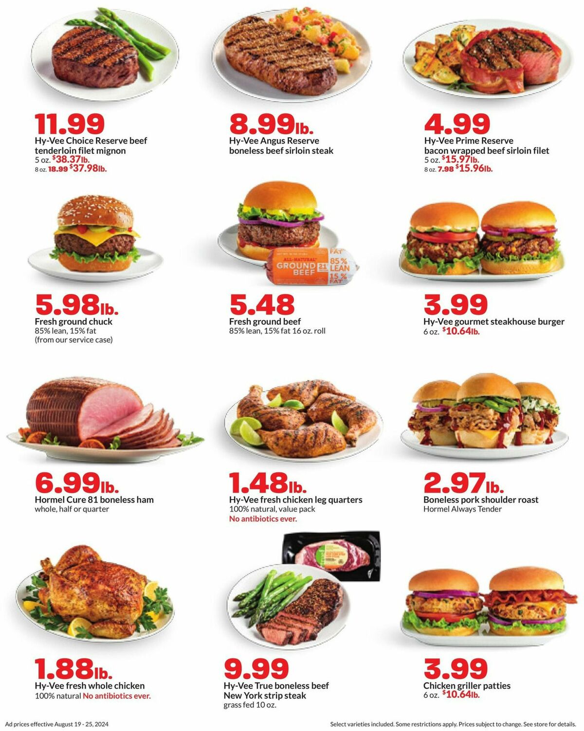 Hy-Vee Weekly Ad from August 19