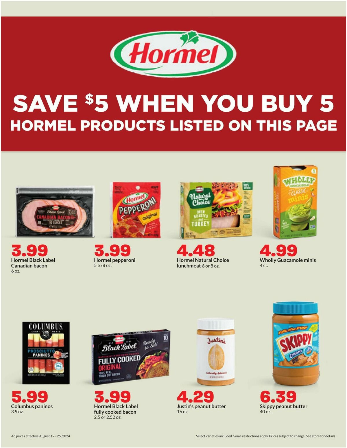 Hy-Vee Weekly Ad from August 19