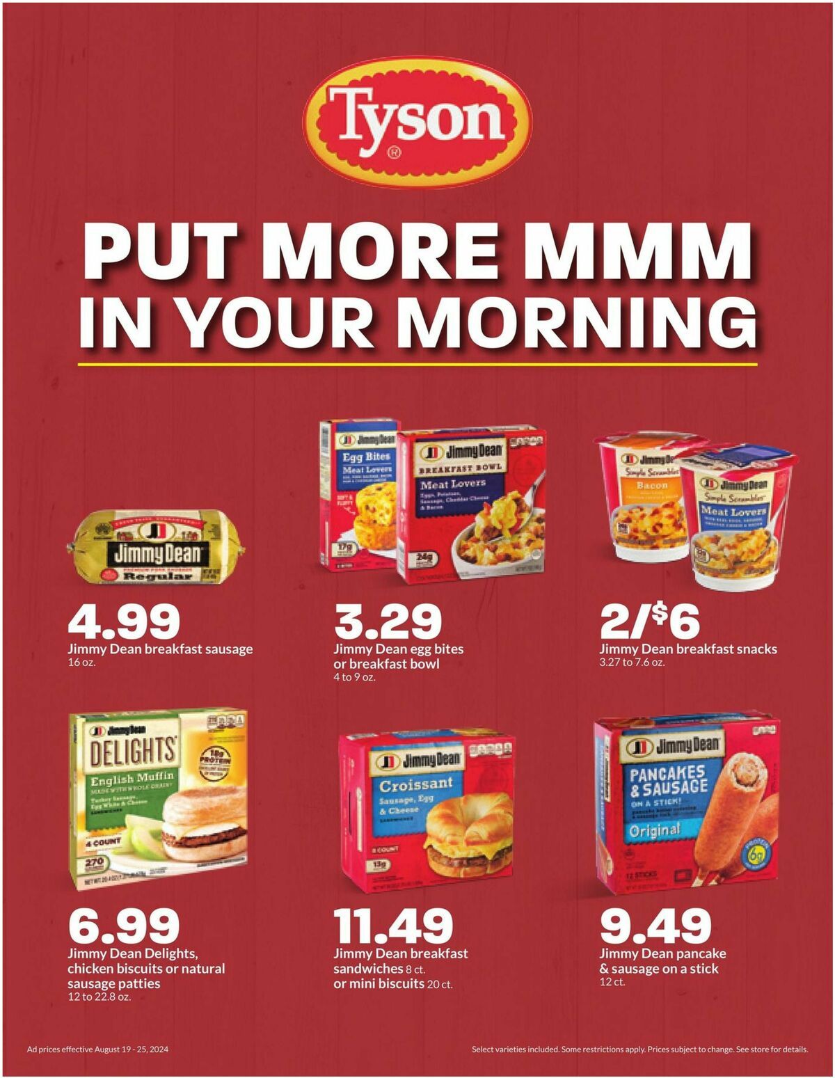 Hy-Vee Weekly Ad from August 19