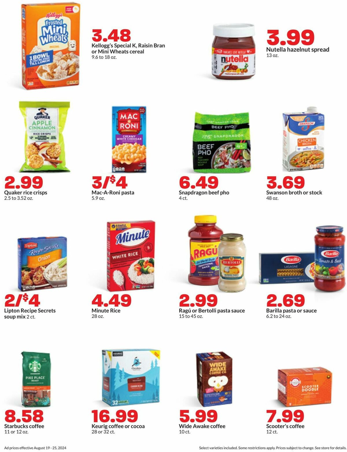 Hy-Vee Weekly Ad from August 19