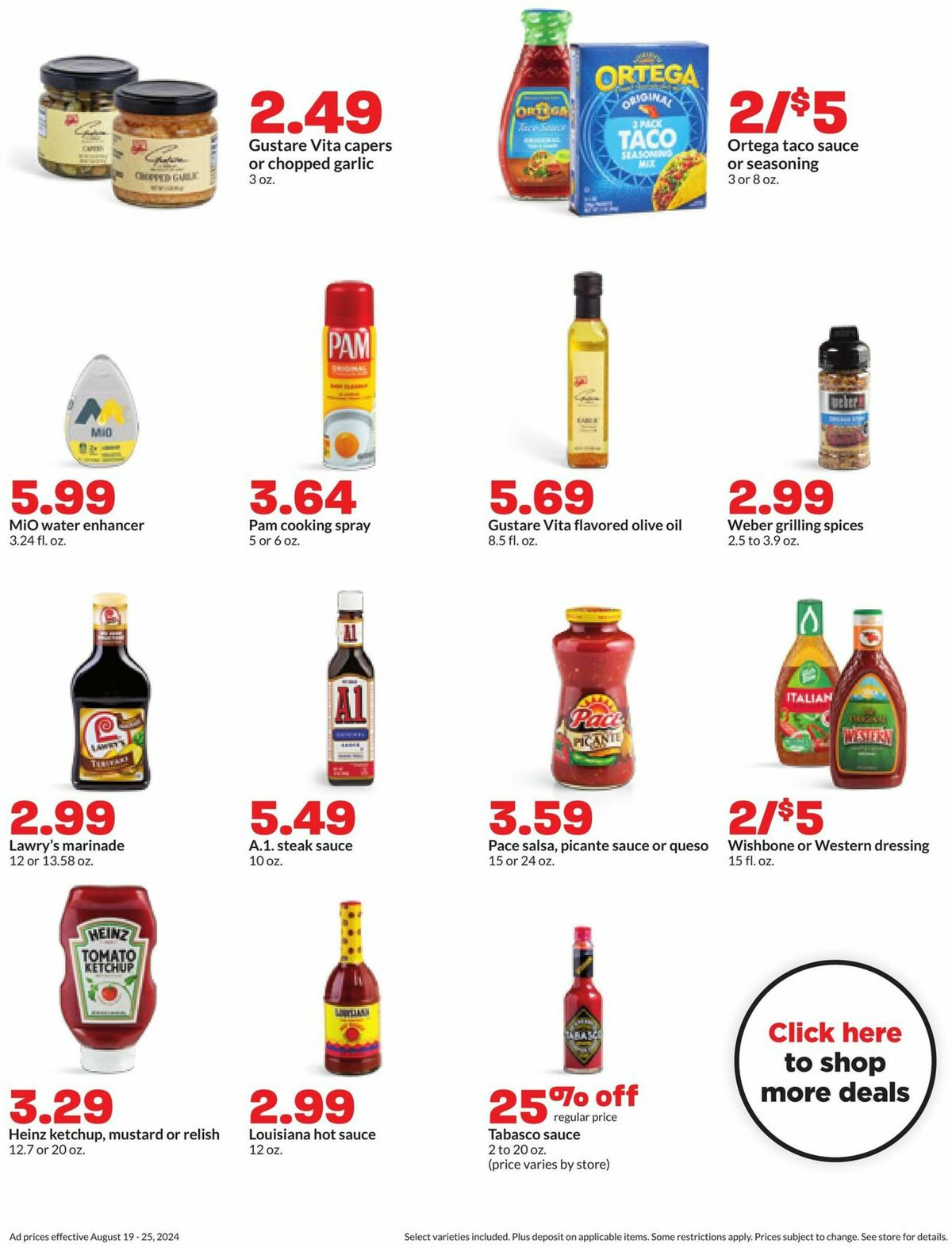 Hy-Vee Weekly Ad from August 19