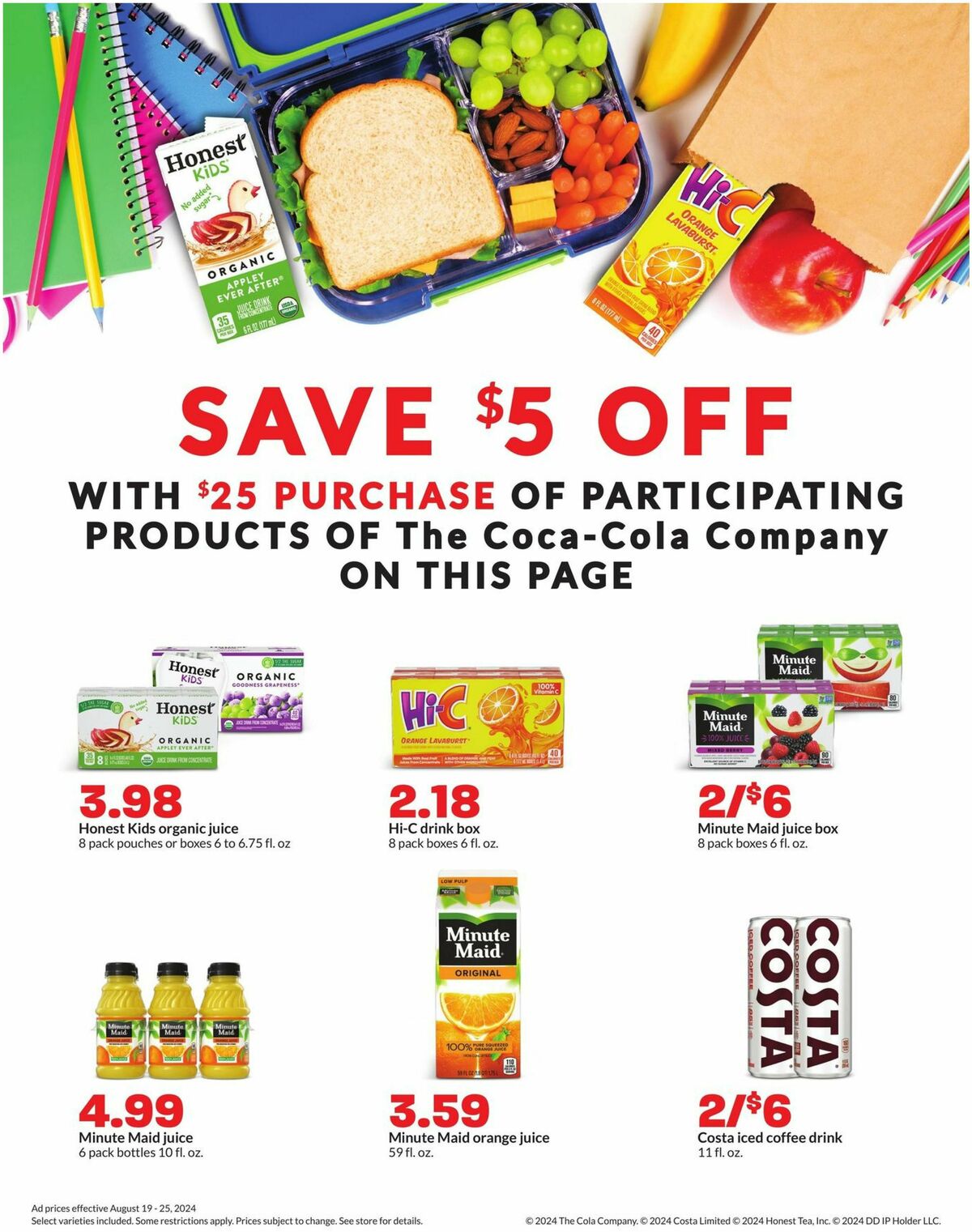 Hy-Vee Weekly Ad from August 19