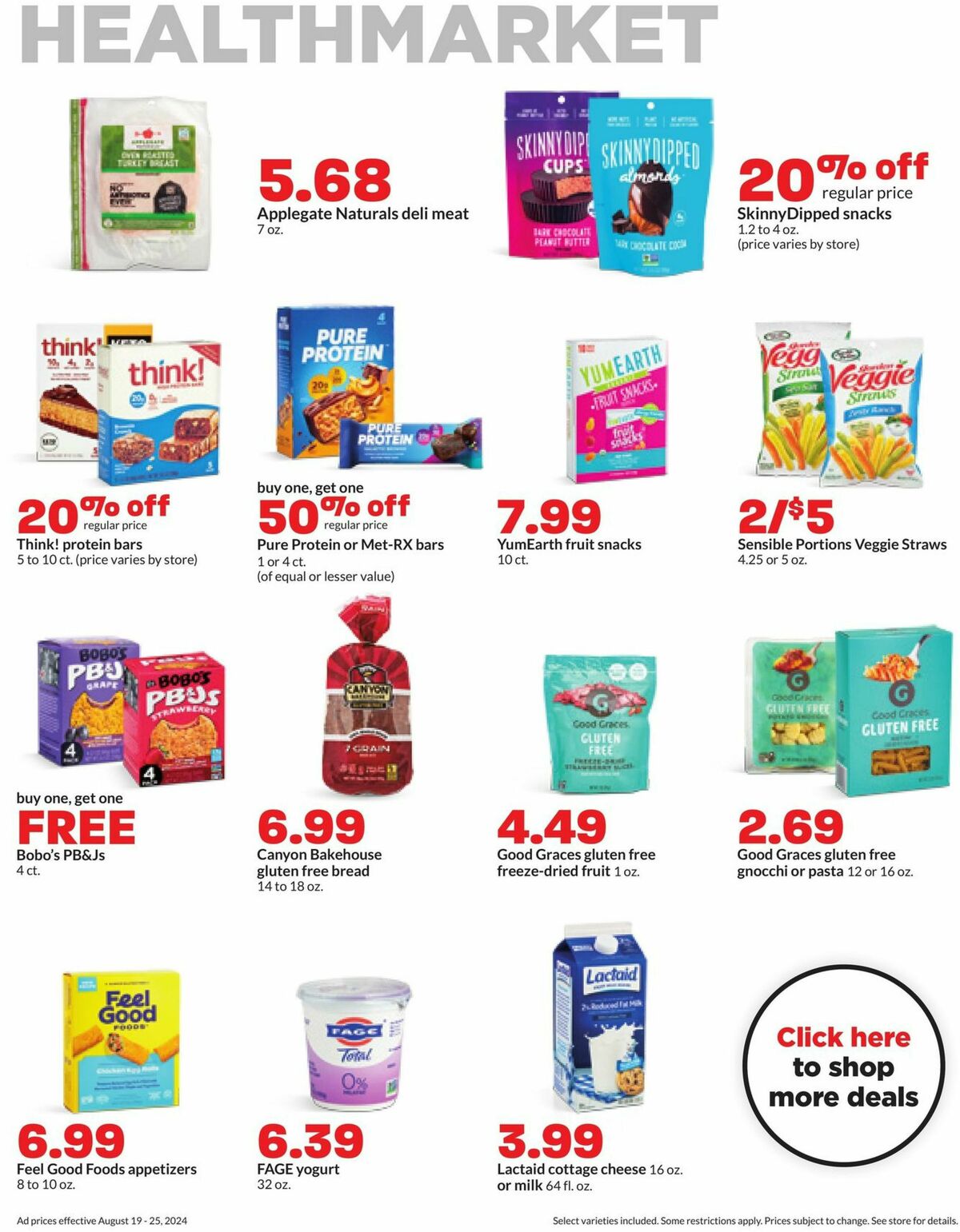 Hy-Vee Weekly Ad from August 19