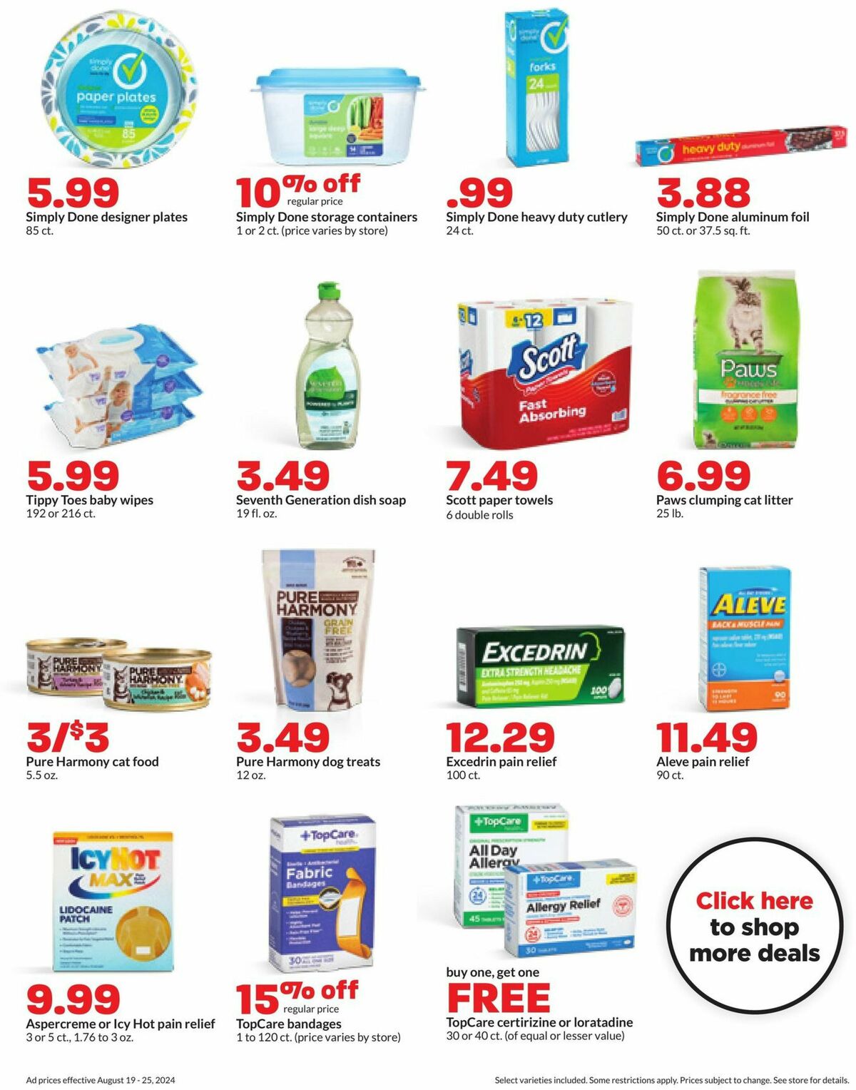 Hy-Vee Weekly Ad from August 19