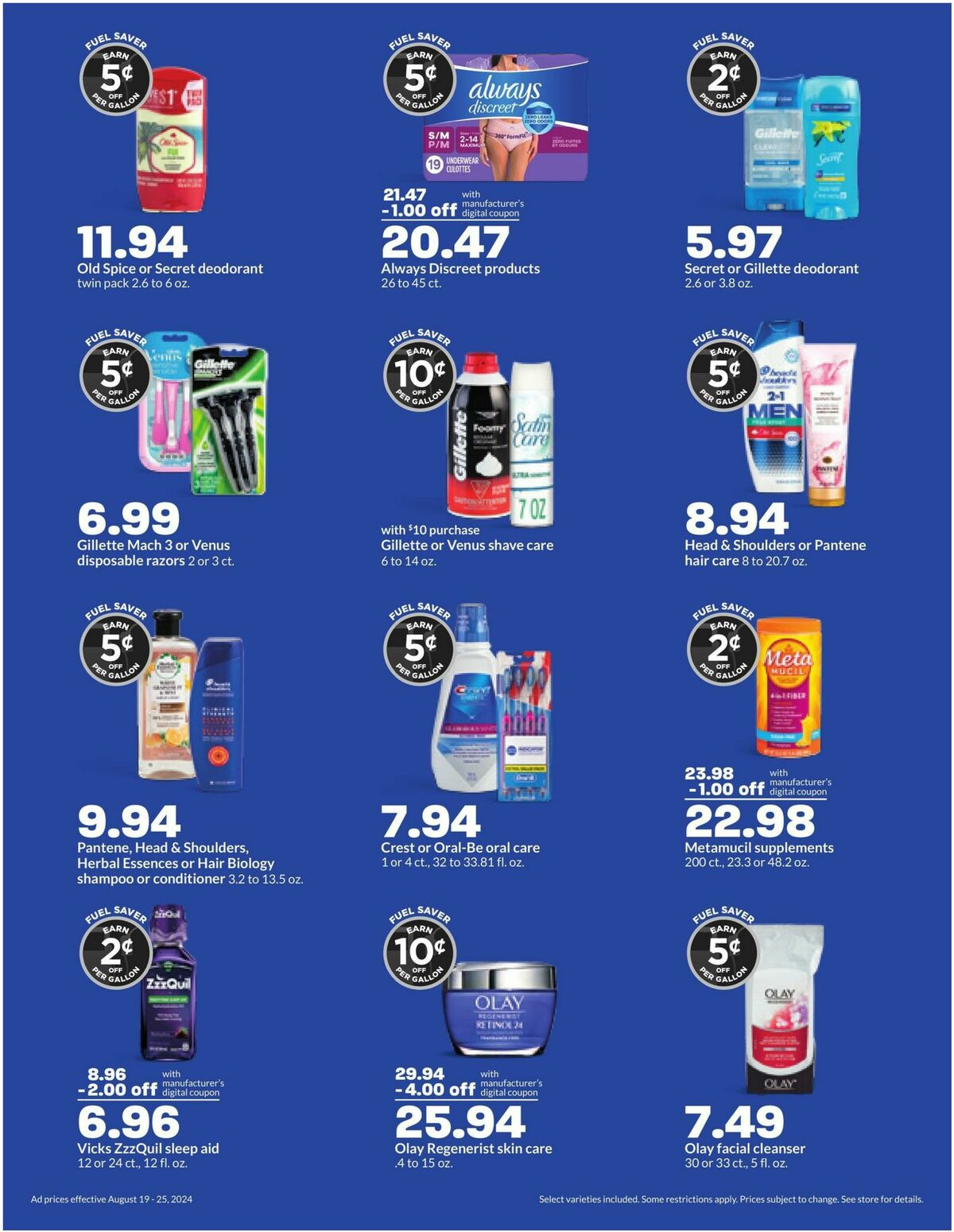 Hy-Vee Weekly Ad from August 19