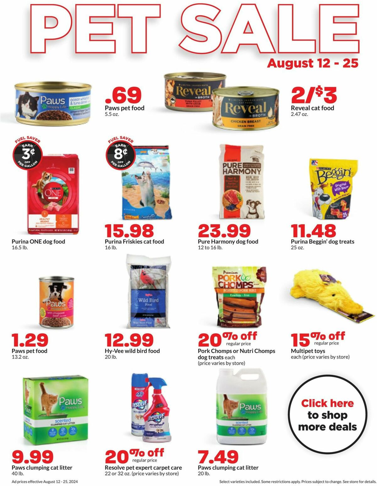 Hy-Vee Weekly Ad from August 19