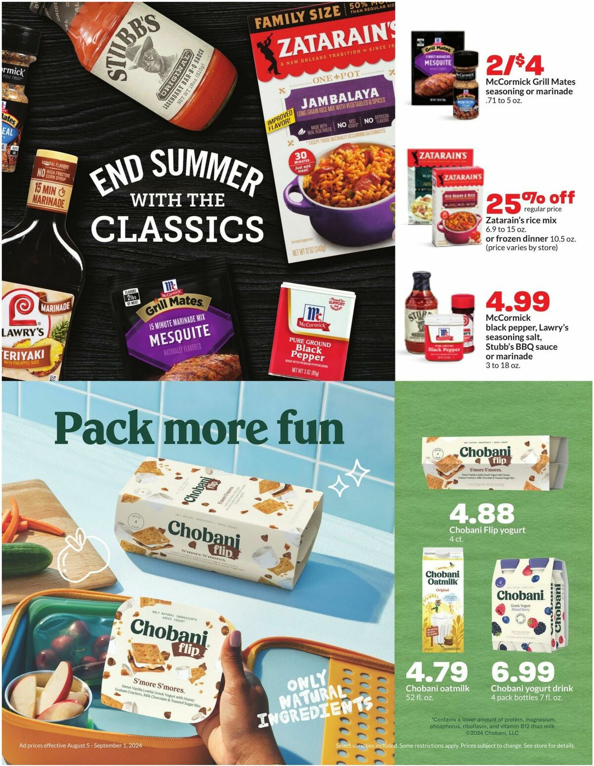 Hy-Vee Weekly Ad from August 19