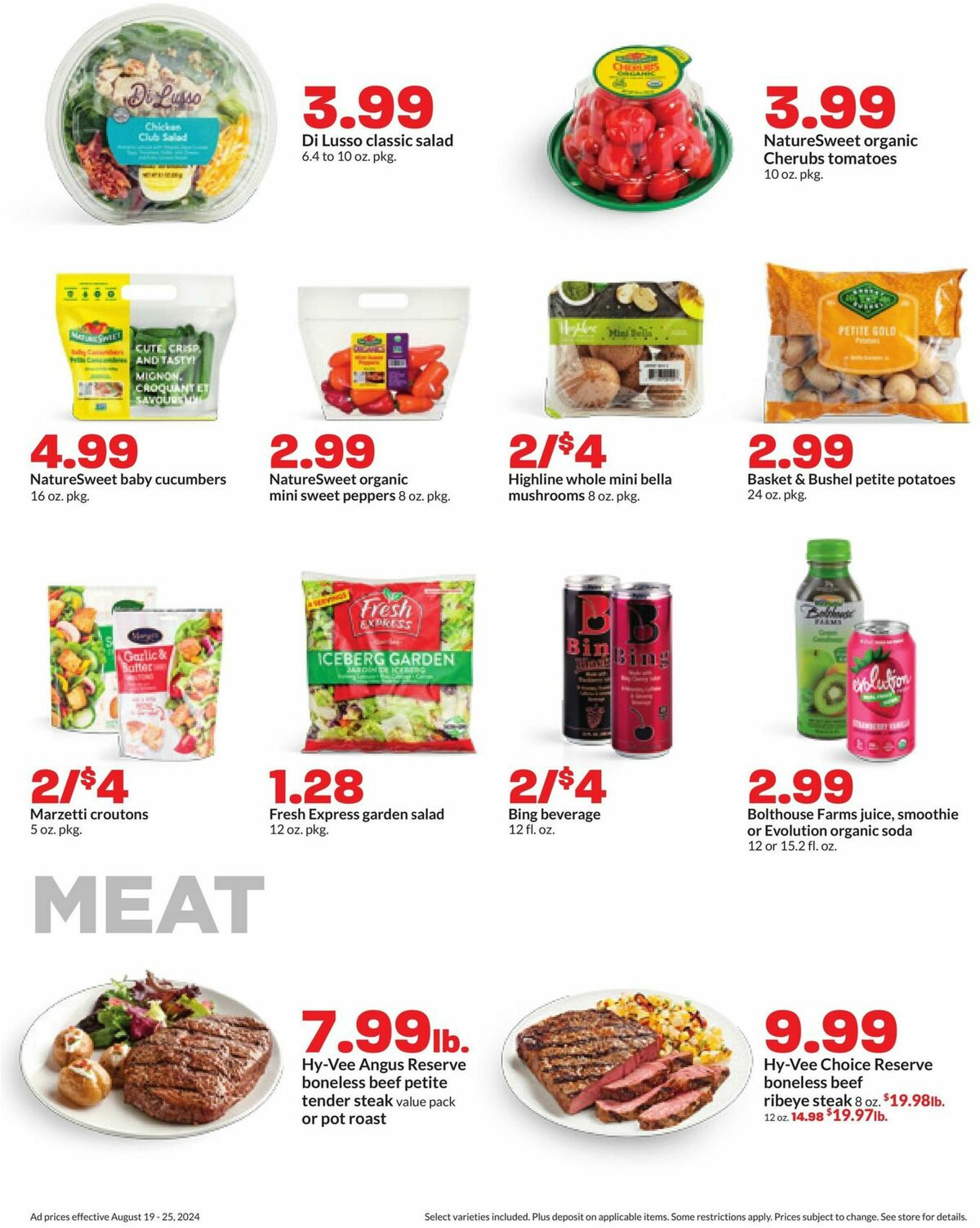 Hy-Vee Weekly Ad from August 19