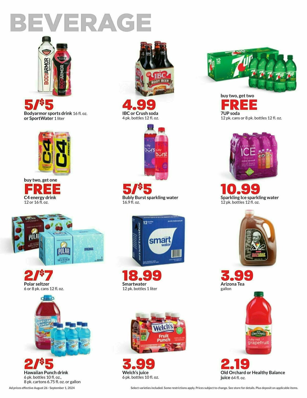 Hy-Vee Weekly Ad from August 26