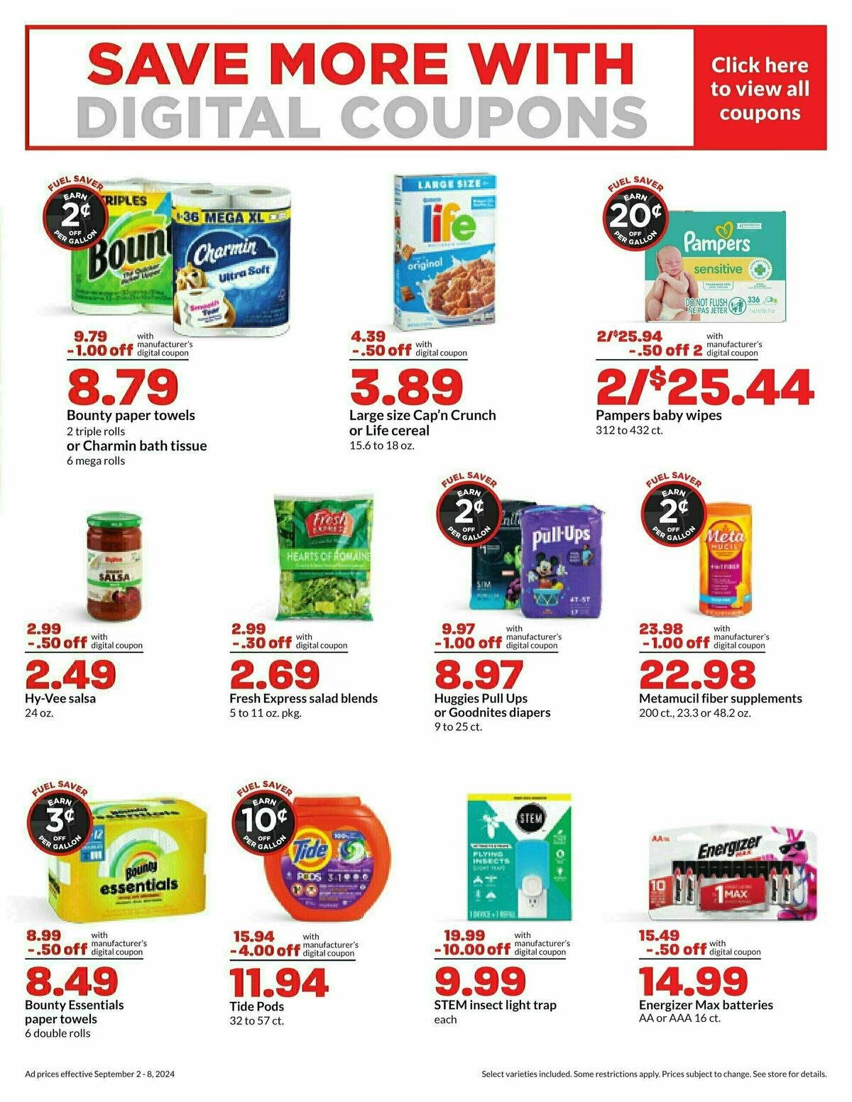 Hy-Vee Weekly Ad from September 2