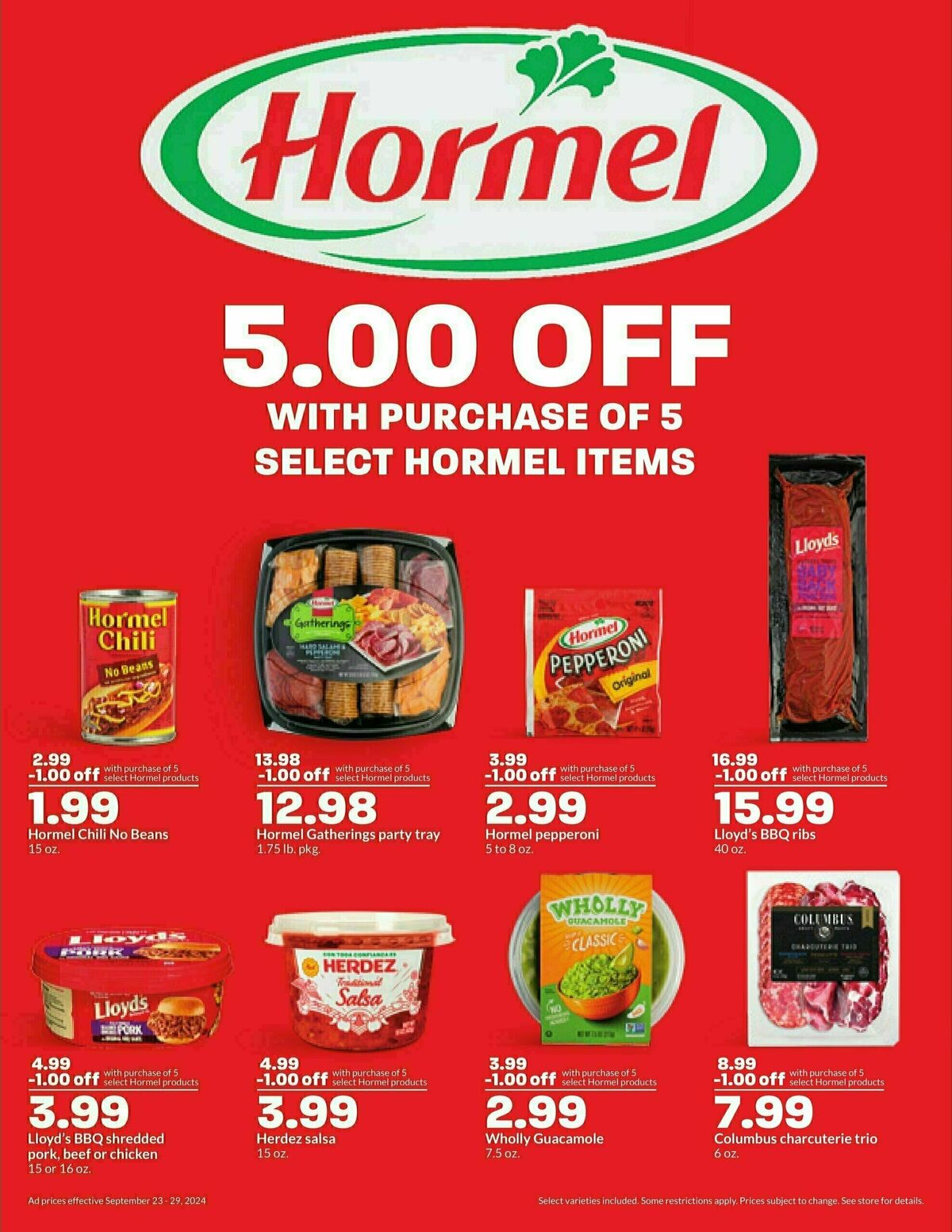 Hy-Vee Weekly Ad from September 23
