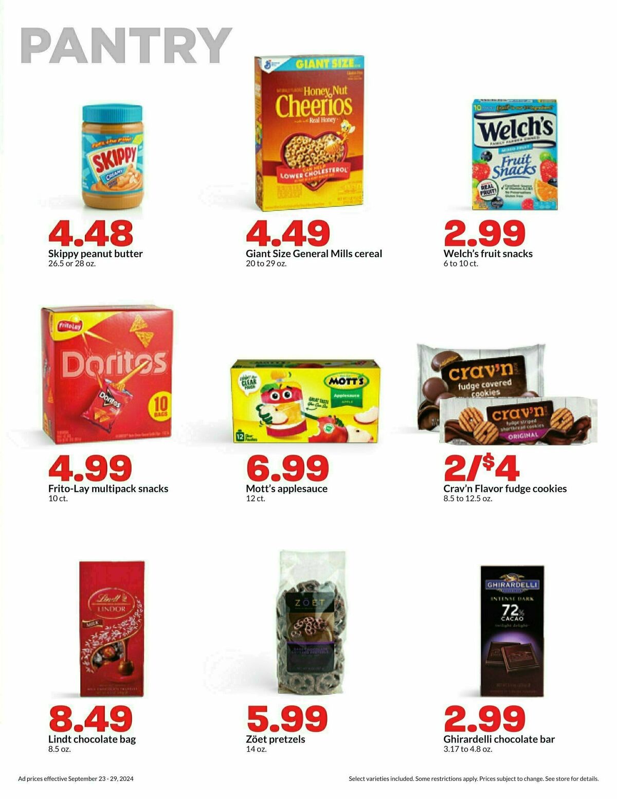 Hy-Vee Weekly Ad from September 23
