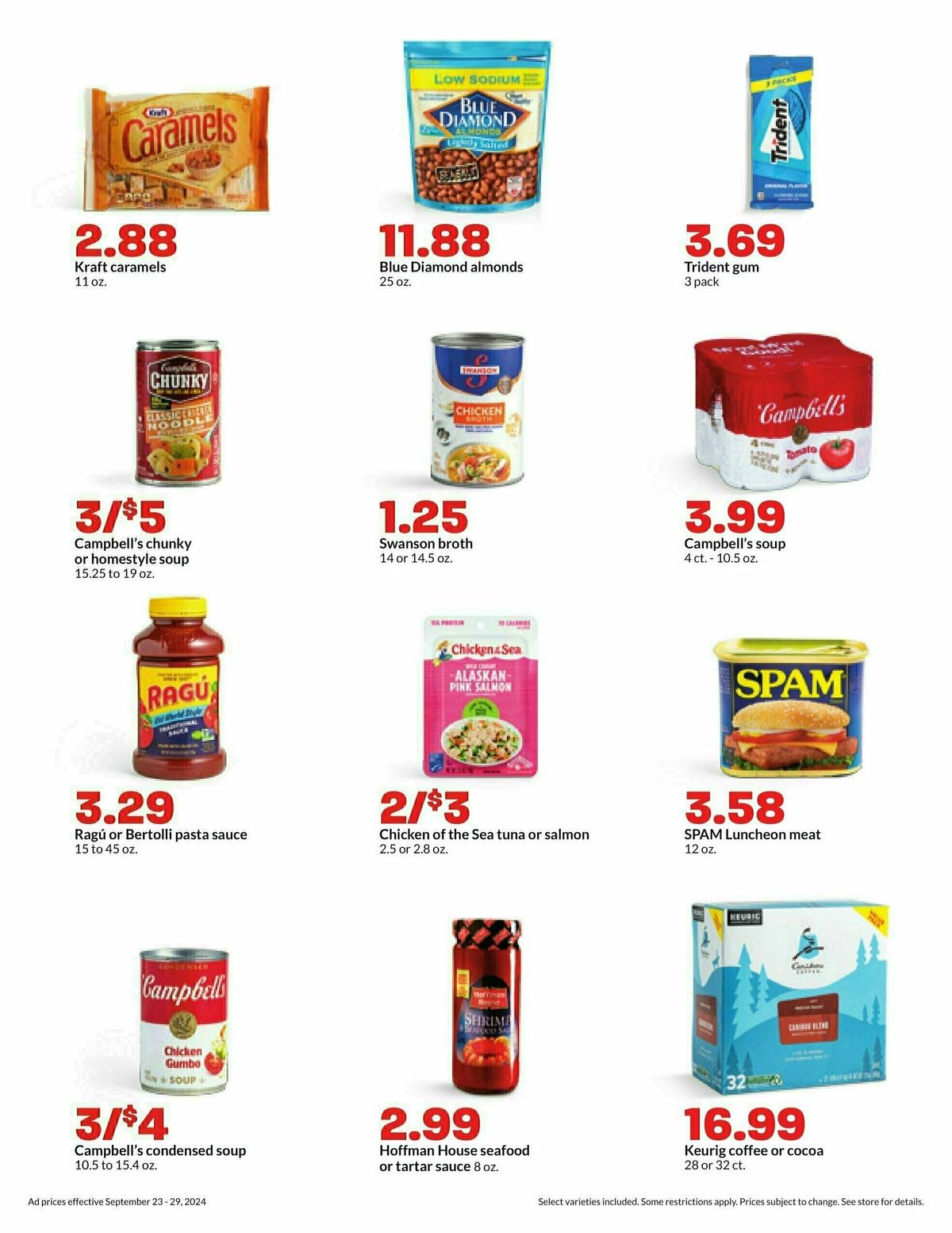 Hy-Vee Weekly Ad from September 23