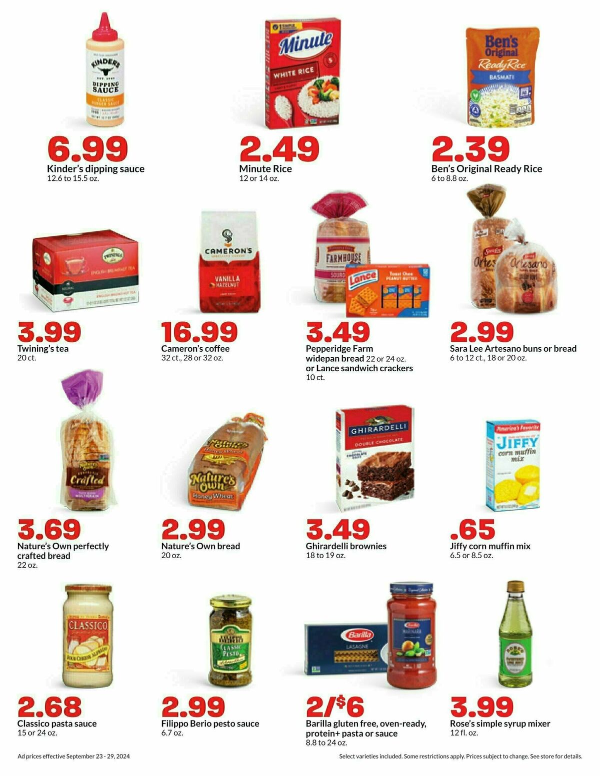 Hy-Vee Weekly Ad from September 23