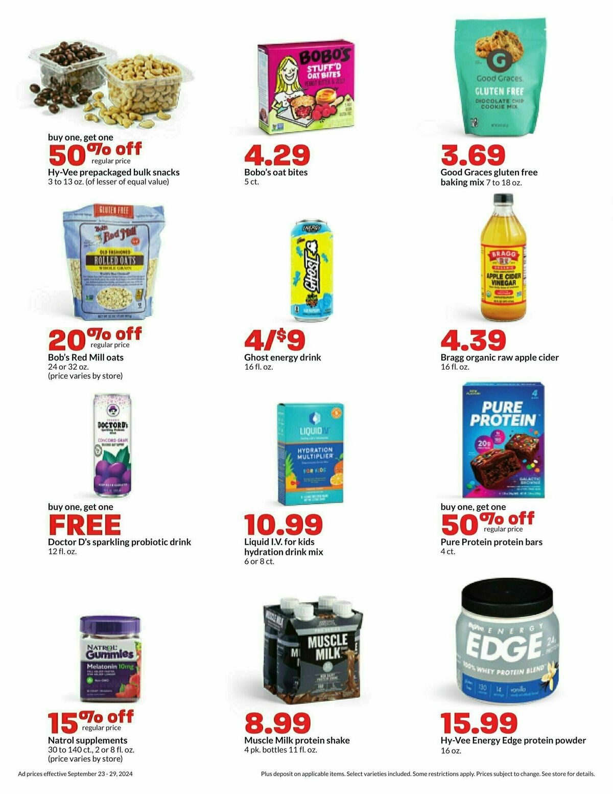 Hy-Vee Weekly Ad from September 23