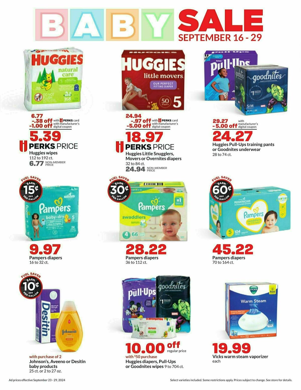 Hy-Vee Weekly Ad from September 23