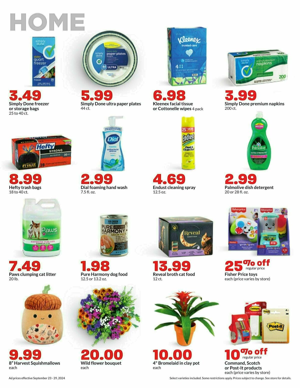 Hy-Vee Weekly Ad from September 23