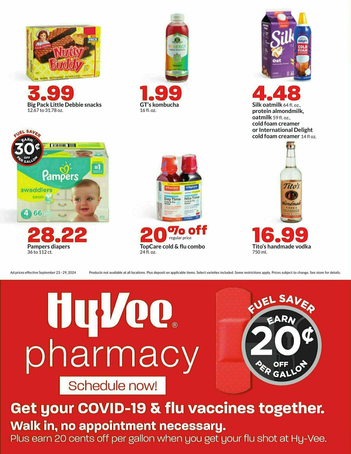 Hy-Vee Weekly Ad from September 23