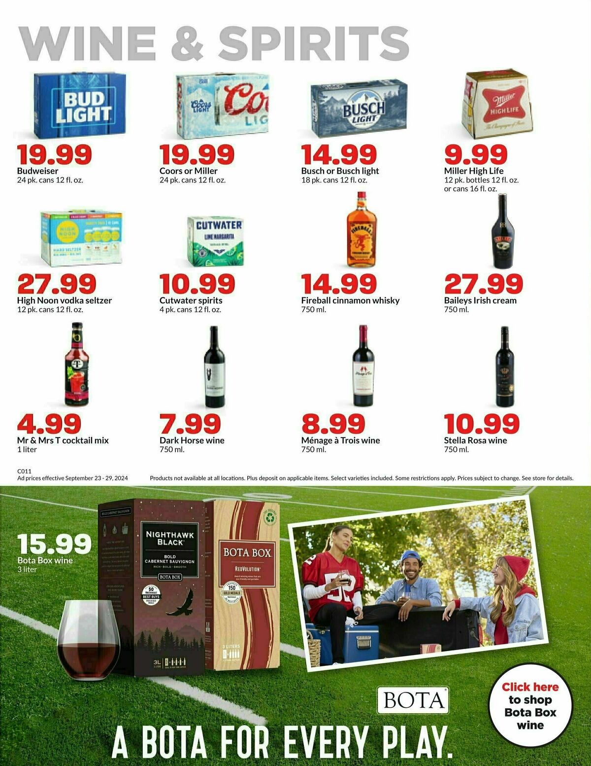 Hy-Vee Weekly Ad from September 23