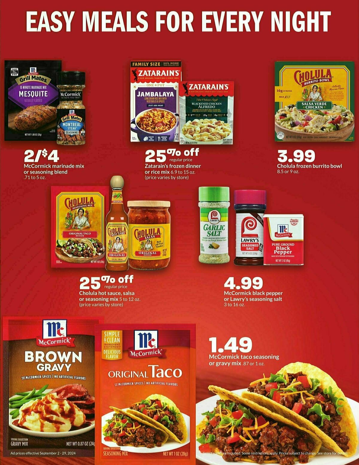 Hy-Vee Weekly Ad from September 23