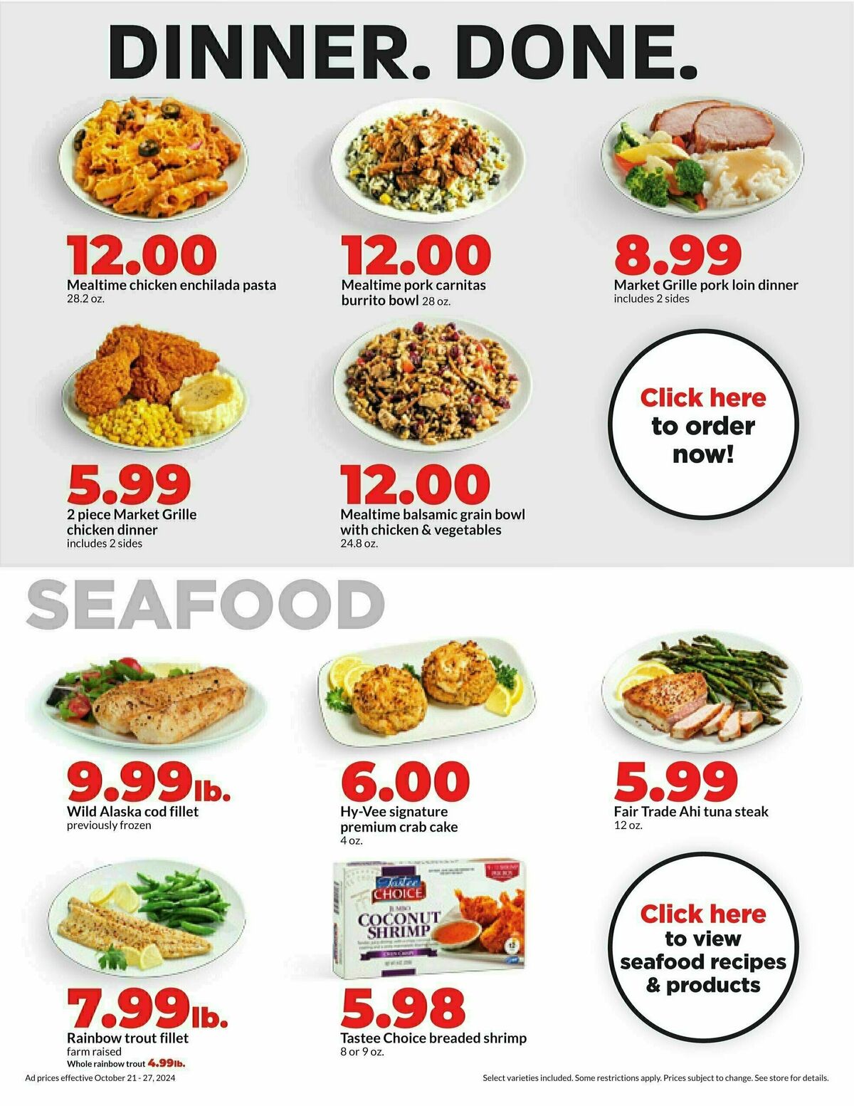 Hy-Vee Weekly Ad from October 21