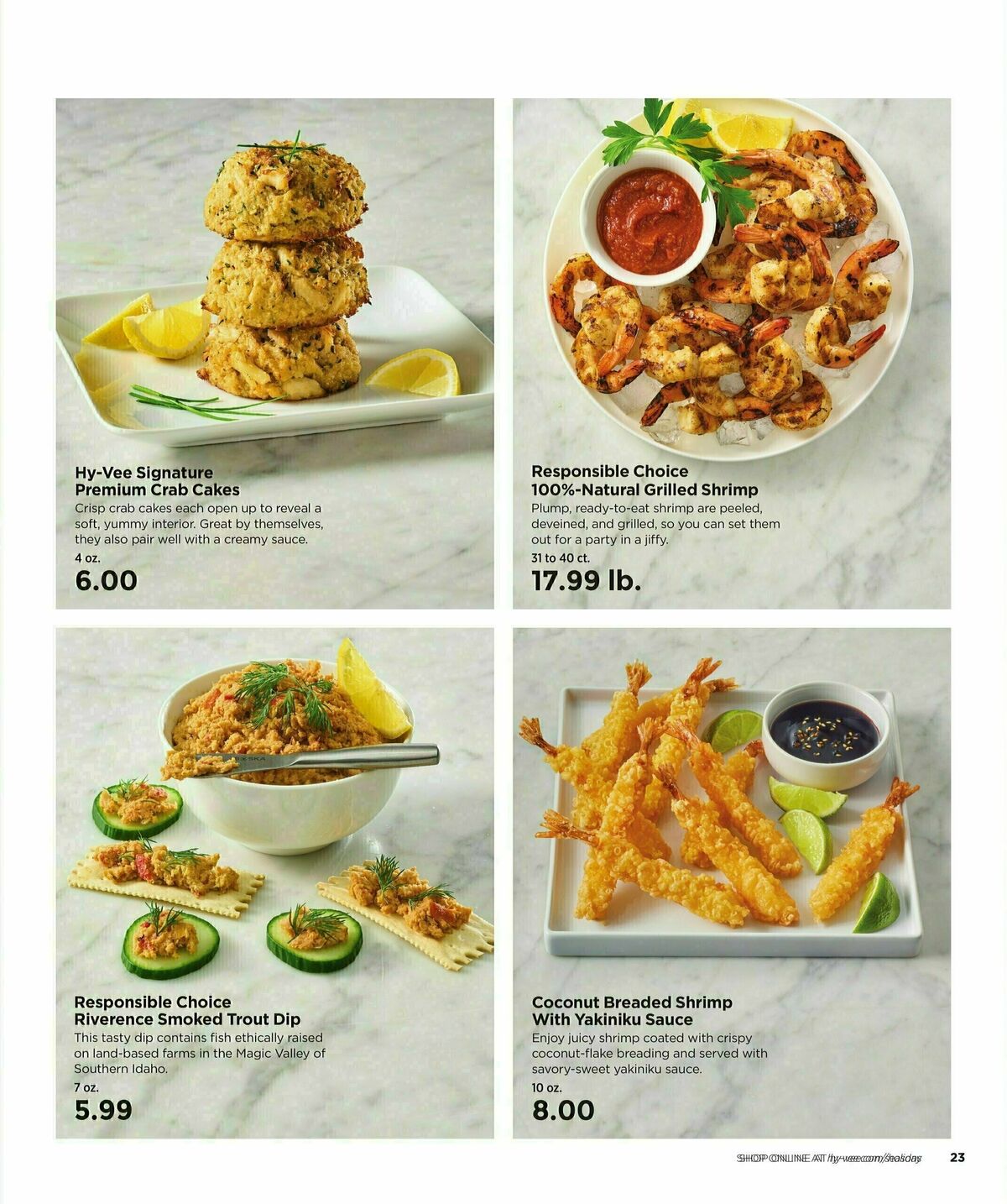 Hy-Vee Holiday Entertainment Catalog Weekly Ad from November 13