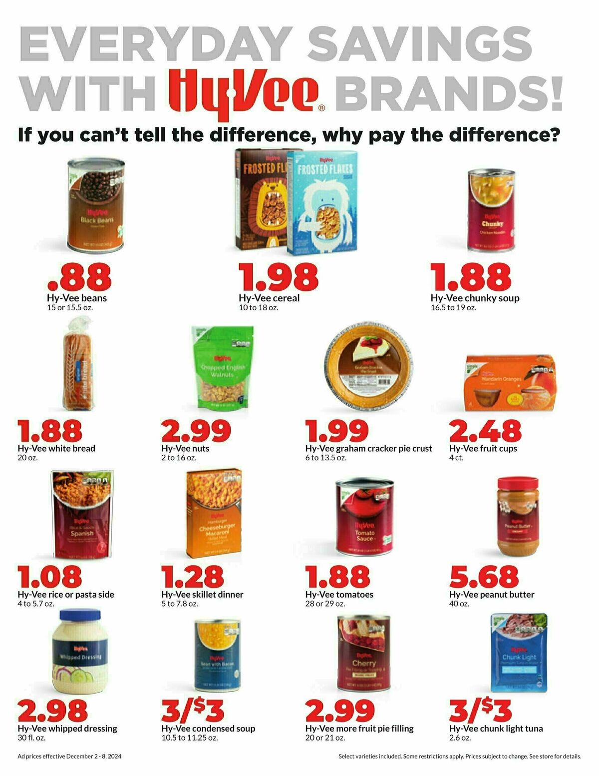 Hy-Vee Weekly Ad from December 2