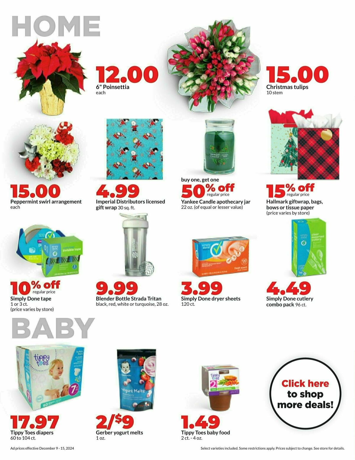 Hy-Vee Weekly Ad from December 9