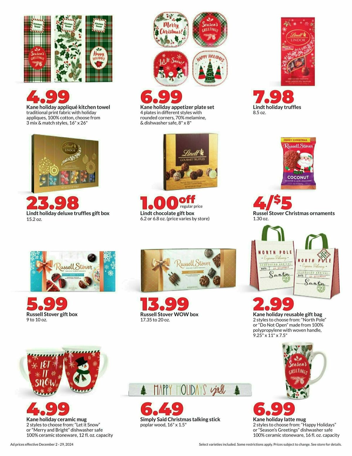 Hy-Vee Weekly Ad from December 9