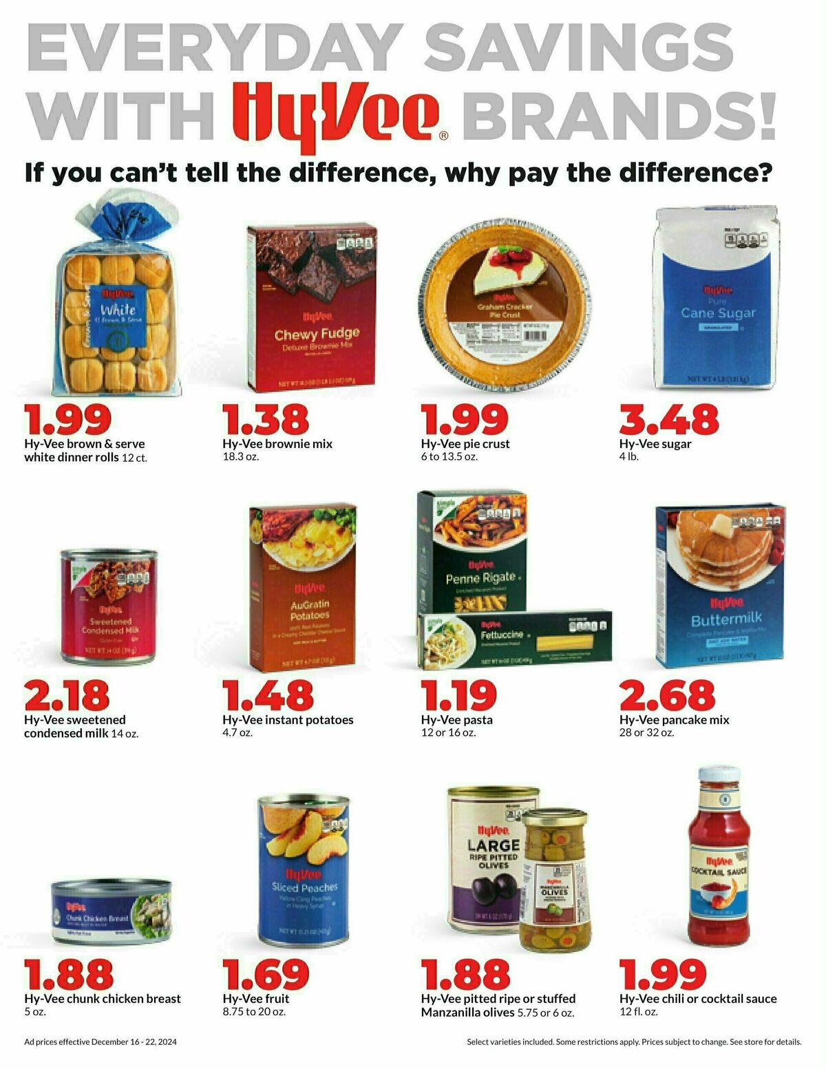 Hy-Vee Weekly Ad from December 16