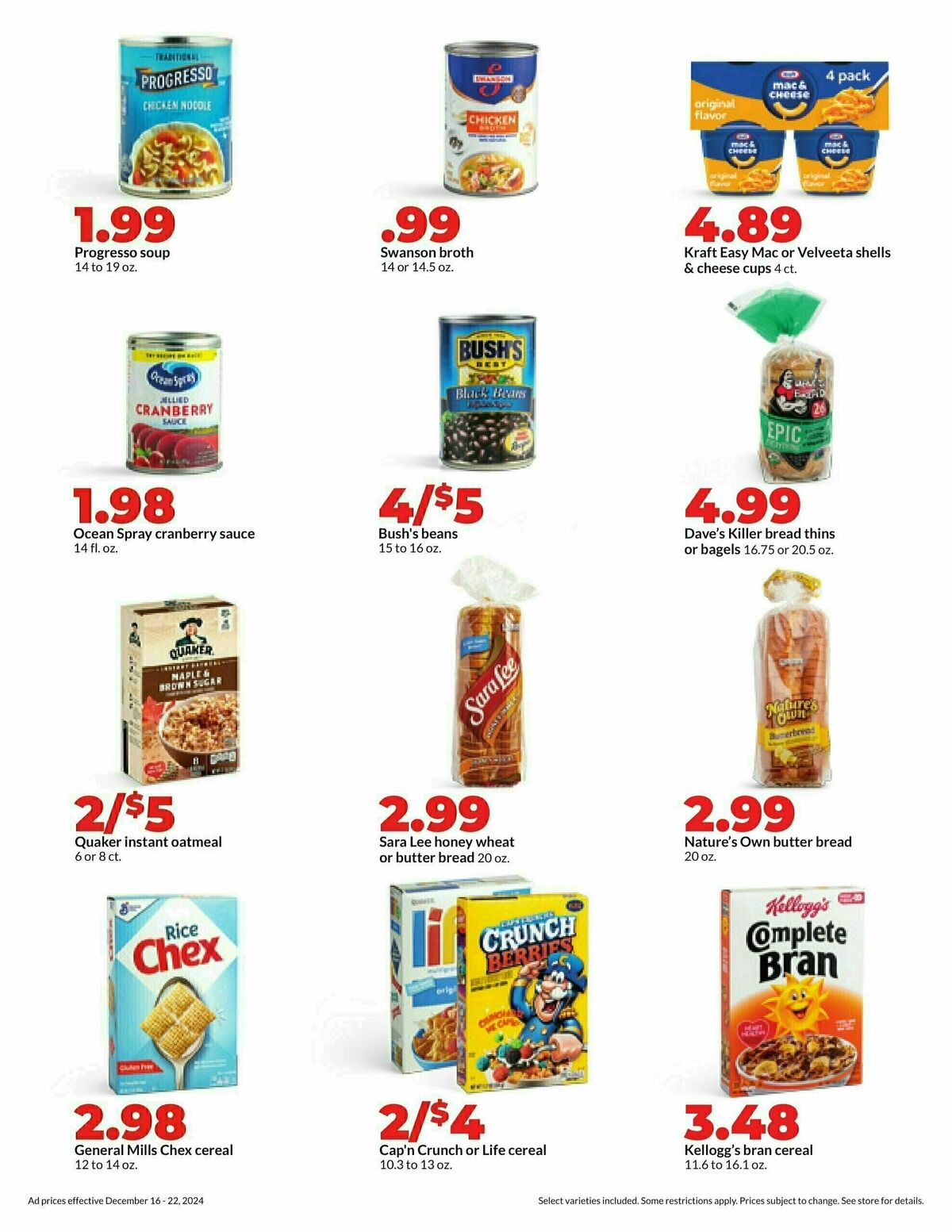 Hy-Vee Weekly Ad from December 16