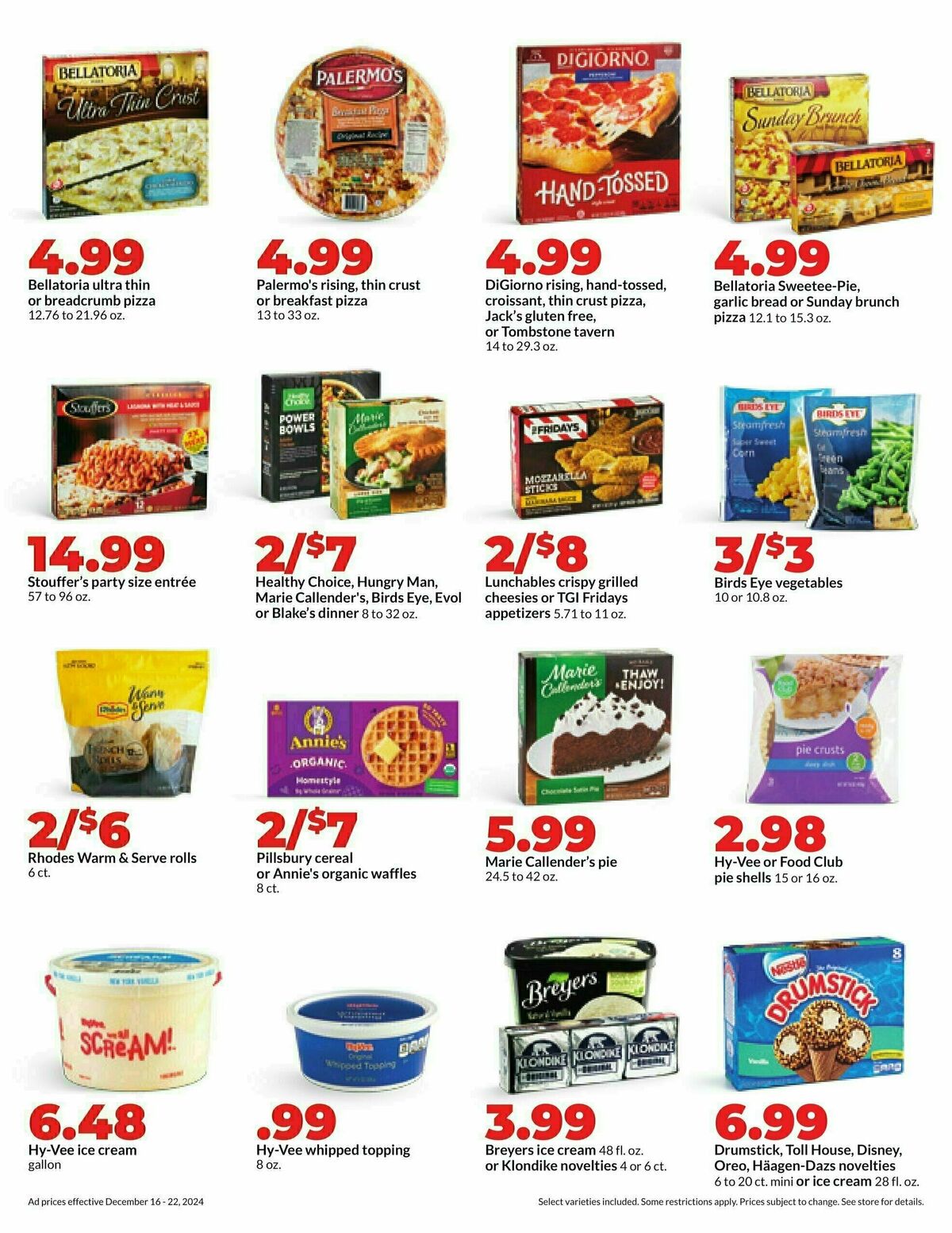 Hy-Vee Weekly Ad from December 16
