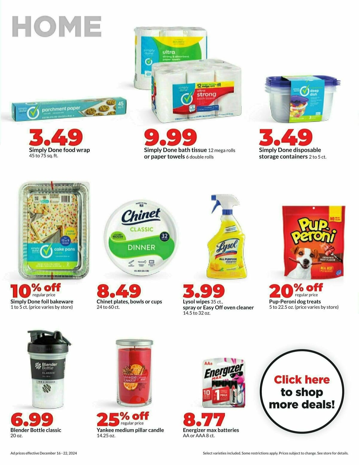 Hy-Vee Weekly Ad from December 16