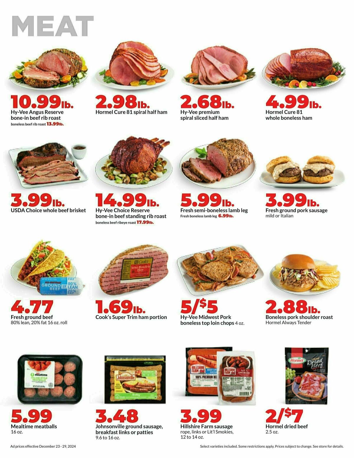 Hy-Vee Weekly Ad from December 23