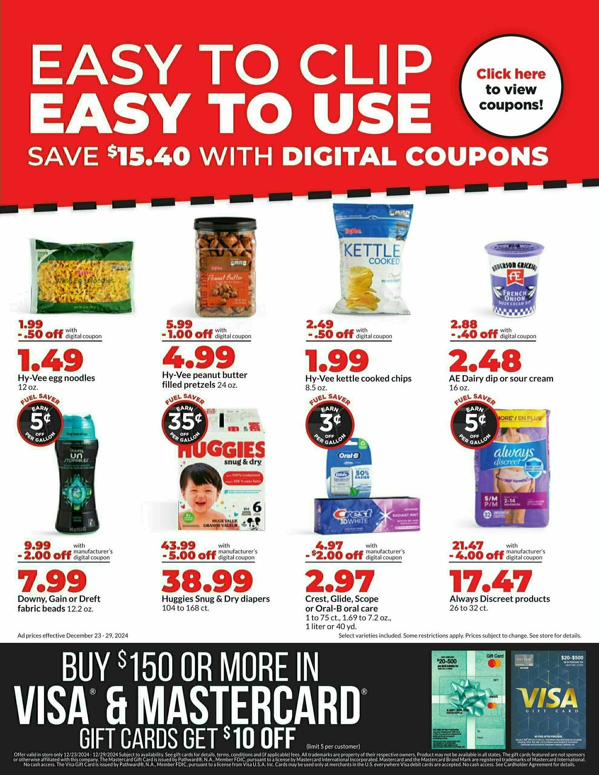 Hy-Vee Weekly Ad from December 23