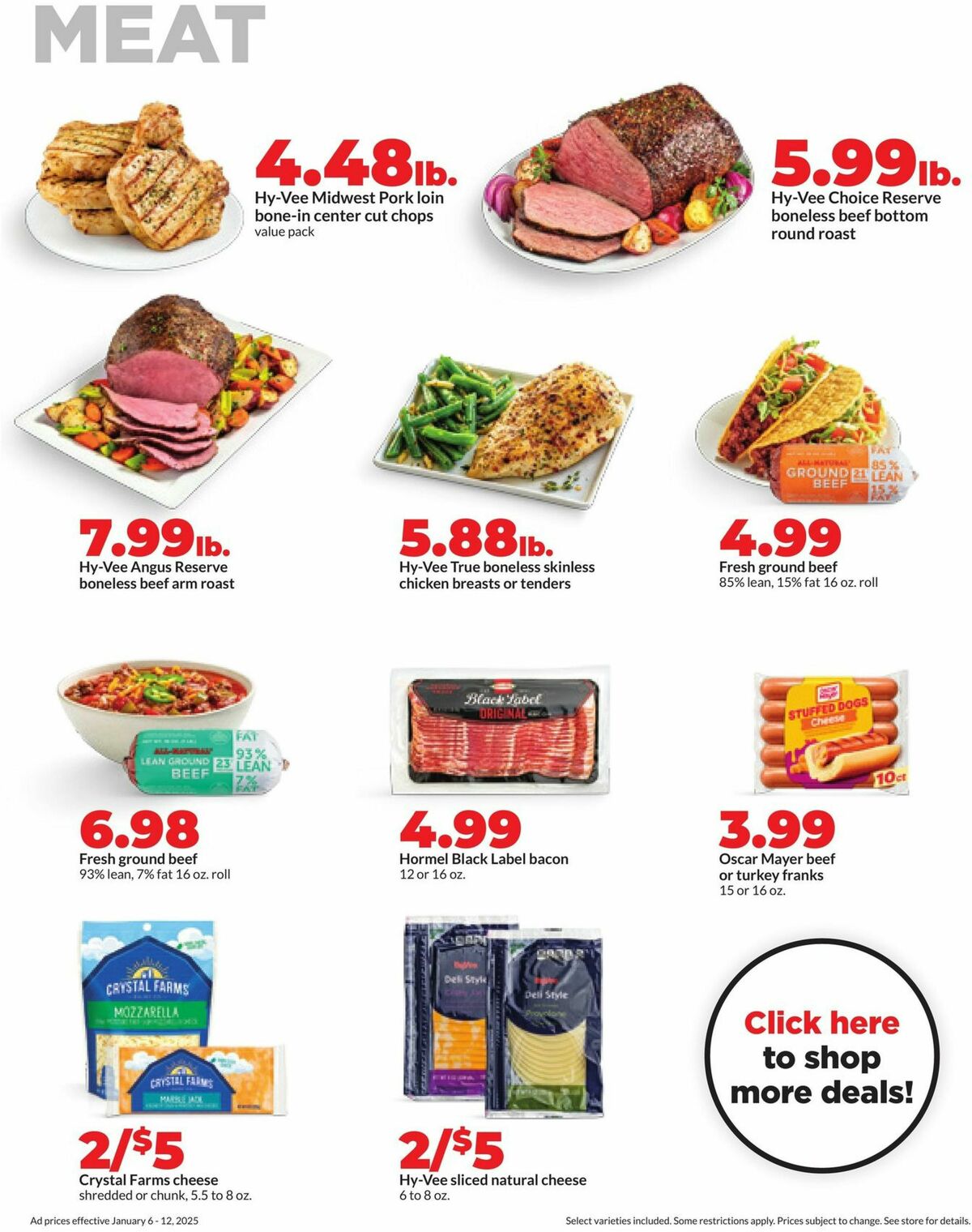 Hy-Vee Weekly Ad from January 6