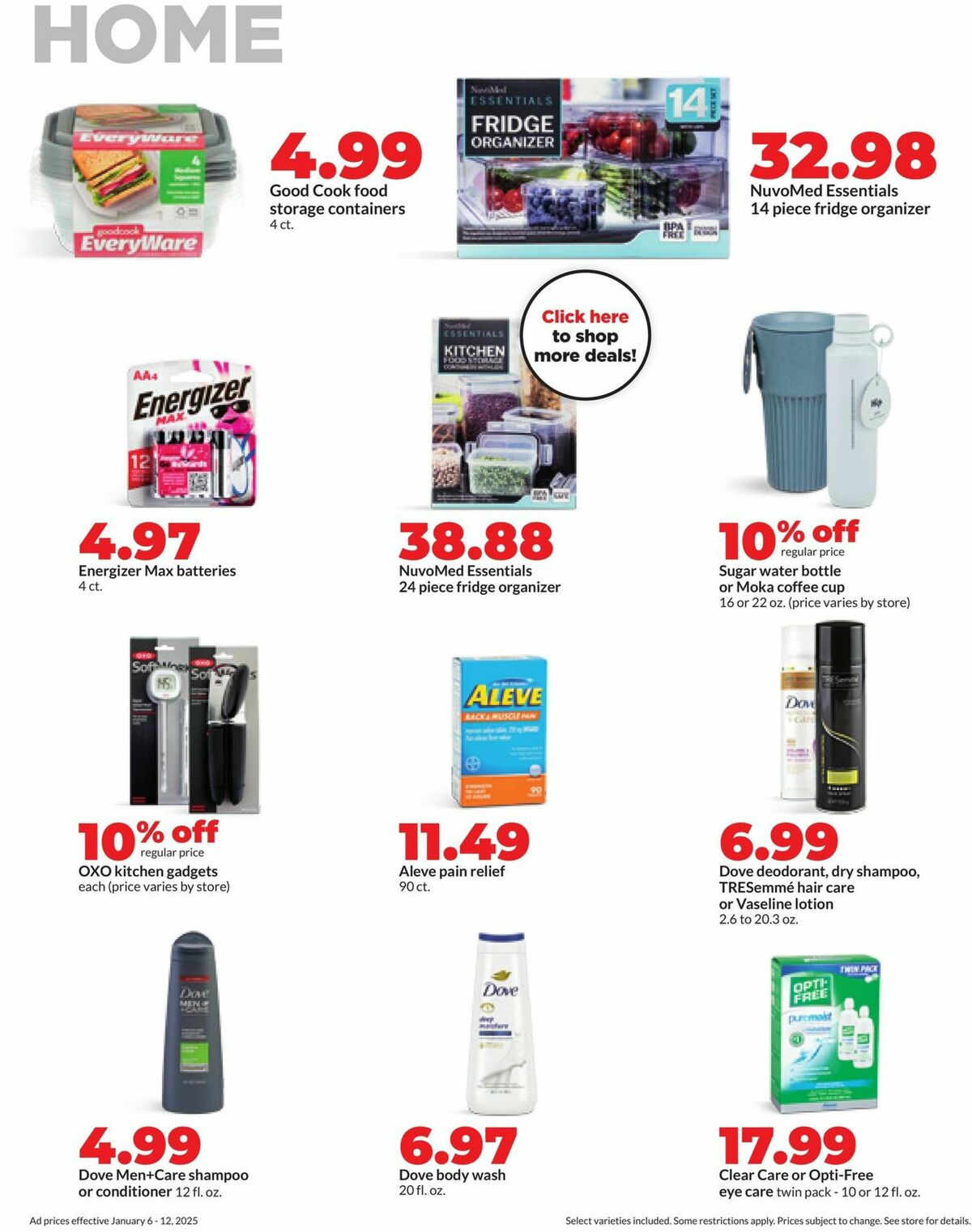 Hy-Vee Weekly Ad from January 6
