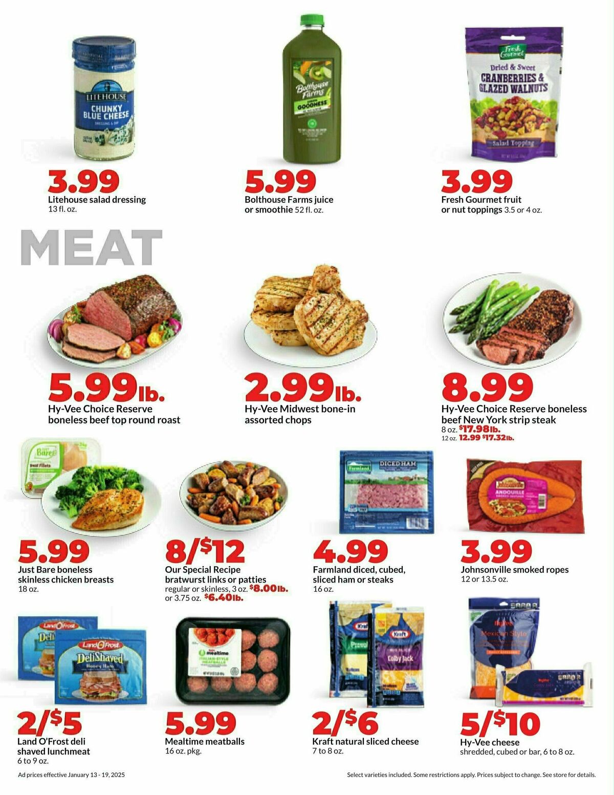 Hy-Vee Weekly Ad from January 13