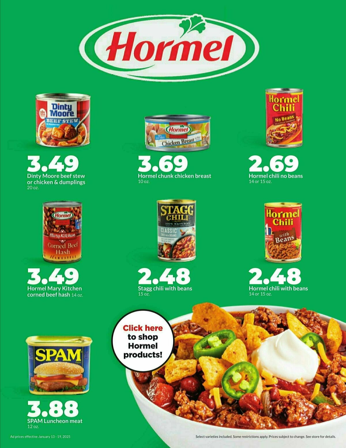 Hy-Vee Weekly Ad from January 13