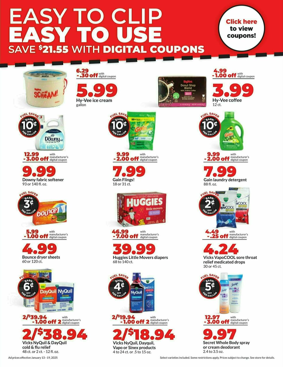 Hy-Vee Weekly Ad from January 13