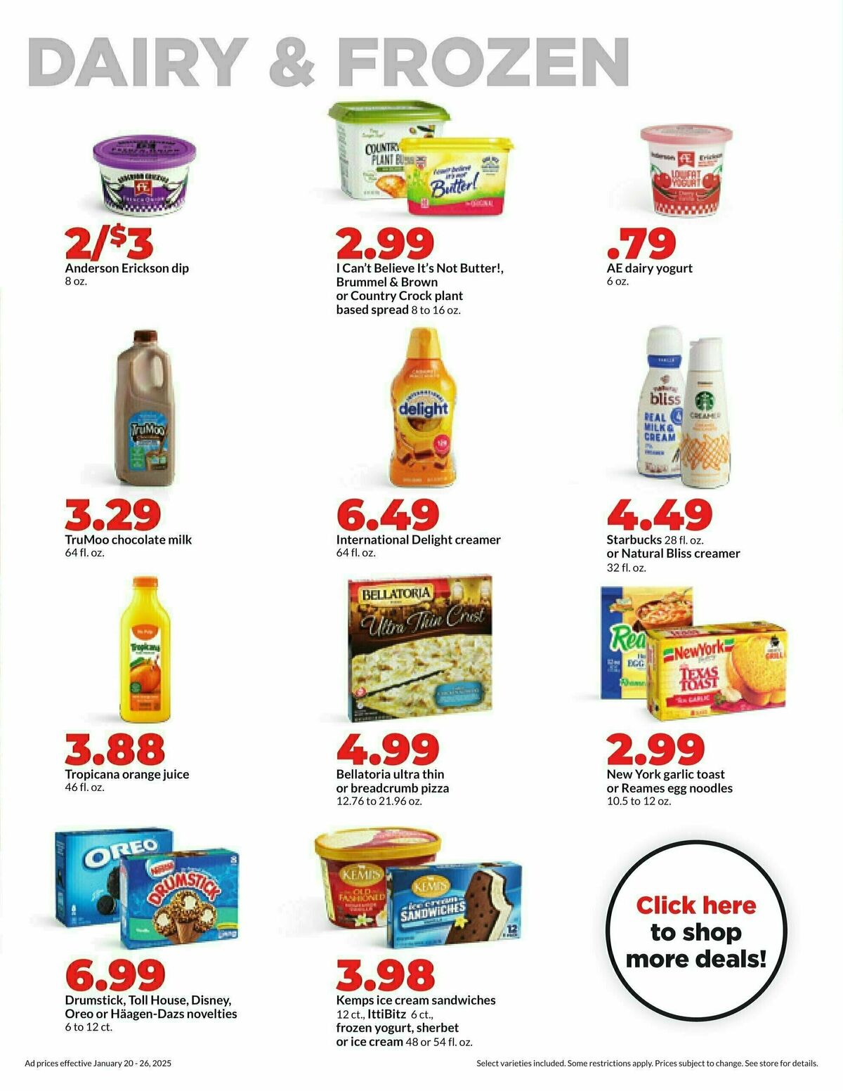 Hy-Vee Weekly Ad from January 20