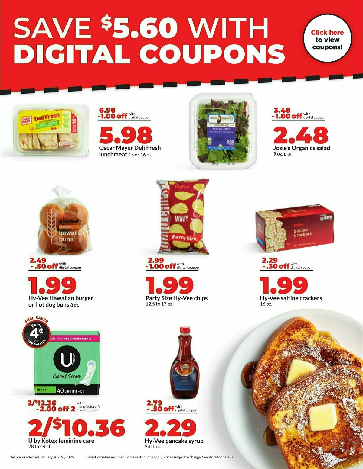 Hy-Vee Weekly Ad from January 20