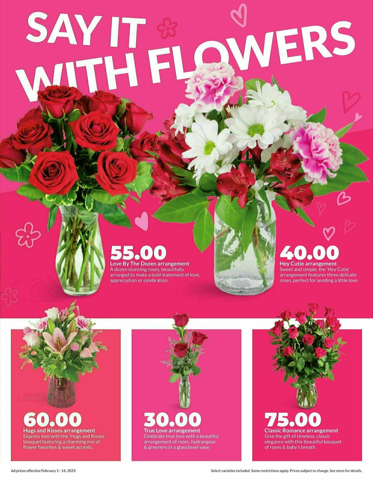 Hy-Vee Valentine Sale Weekly Ad from February 1